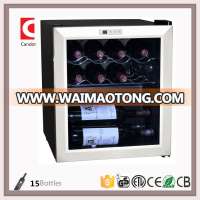 16 Bottles Compressor Wine Storages with Stainless Steel Door/Wine Refrigerator/Wine Cabinet/Wine cooler JC-46E