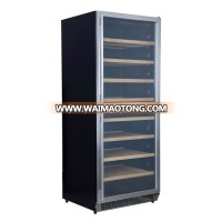 Double door electronic control wine cooler