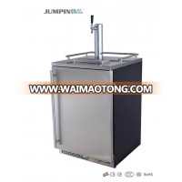 Stainless steel kegerator beer fridge compressor kegerator refrigerator with LED